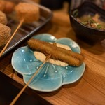 串カツ たけまる - アスパラタルタル 210円