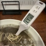 麺処 にぼし香 - 塩分濃度1.7 スープ温度　72.3℃