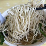 支那そば けん - 白い麺