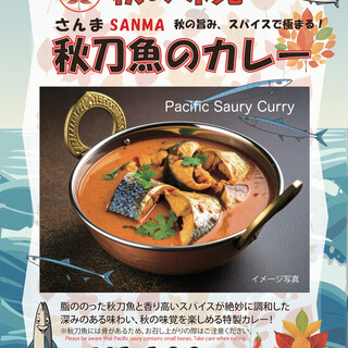 旬の味覚！サンマカレー！