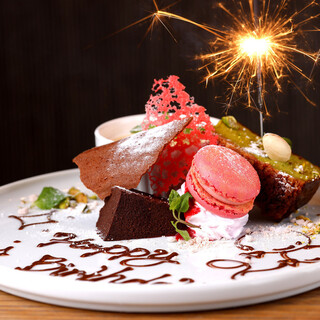 お誕生日や記念日にメッセージプレート..✴︎☆