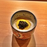 一宇 - 自家製豆腐キャビアのせ
