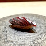 一宇 - 鯵の握り