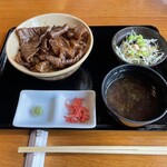 おかげ横丁 豚捨 - 牛丼特上