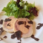 カーサ・デル・チーボ - ほろほろ鳥のガランティーナ 黒トリュフがけ