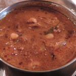 ダバ インディア - マトン挽肉とロビヤ豆