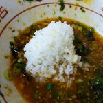 ラーメン浅野2号 - まぜそばには追飯が付いてきます