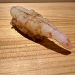 鮨なか乃 - ボタンエビ