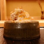 淡流 - 白和え(いちじく、柿、松の実)