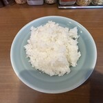 横浜家系らーめん 五十三家 - ガス釜炊き普通ライス（70円）