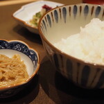 割烹さいお - お供はなめ茸