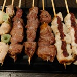 居酒屋 もぢょい有限会社 - うずら153円•ねぎま153円•レバー153円•はらみ153円•豚ハツ109円•むね肉(梅肉)153円•むね肉(柚子胡椒)153円