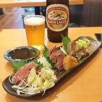 個室居酒屋 吉丸屋 - レバー刺し 三点盛り