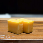 川崎 鮨 よこ田 - 玉子、硬めのプリンみたいな美味しさ。