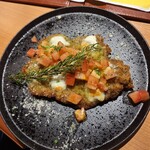 Sake Wine 洋食堂サリエ - 香草パン粉の　豚ロースのミラノ風チーズカツレツ