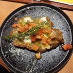 Sake Wine 洋食堂サリエ - 香草パン粉の　豚ロースのミラノ風チーズカツレツ