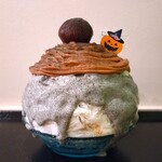 京氷ゆきみ庵 - 『ブラックモンブラン ハロウィンVer.』(2000円)～!!( ^o^)ﾉ