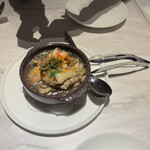 KASUMI TERRACE - えびと舞茸のアヒージョ