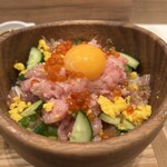 こめらく お茶漬けといろどり唐揚げ - 