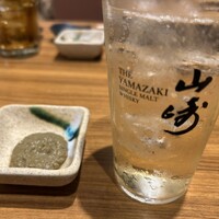 八吉 新橋店 - カニ味噌、山崎ハイボール