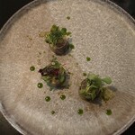 ici - 秋刀魚と茄子の前菜