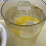 立飲み 天下 - 角ハイのアップ　生レモン入ってます
