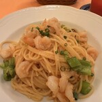 トラットリアセレーナ - 小エビと青唐辛子のアーリオオーリオ