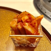 銀座 ちかみつ 六丁目 - ゴボウのキムチ
