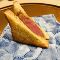 銀座 ちかみつ 六丁目 - ブリオッシュカツサンド