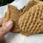 たいやき ひいらぎ - 顔をかじったために全体撮影できずじまいです