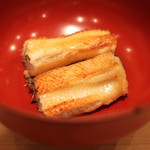 三谷 - 東京羽田の穴子の白焼　Meursault Les Forges 2011　(2014/10)