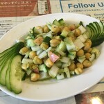 インド料理 パリワル - チャナサラダ(¥540)