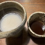 ひさ屋 - 蕎麦湯と蕎麦つゆ