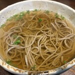 ひさ屋 - かけそば　蕎麦は勿論出汁も超絶品