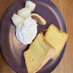 Cafe 白兎 - シフォンケーキ