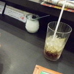米本珈琲 新店 - アイスコーヒーにしました