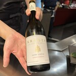 鉄板焼  阿利布 - 魚介には白ワイン→ CHARDONNAY