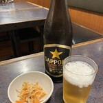 養老乃瀧 - 瓶ビール　お通し