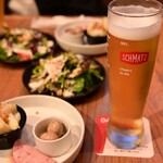 シュマッツ - 前菜3種盛り合わせとシーザーサラダ