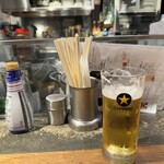 ニワトリ - 生ビール