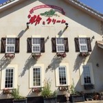 粉とクリーム - 可愛らしい建物