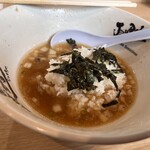 麺屋 丈六 - 〆ご飯　ライスダイブ式