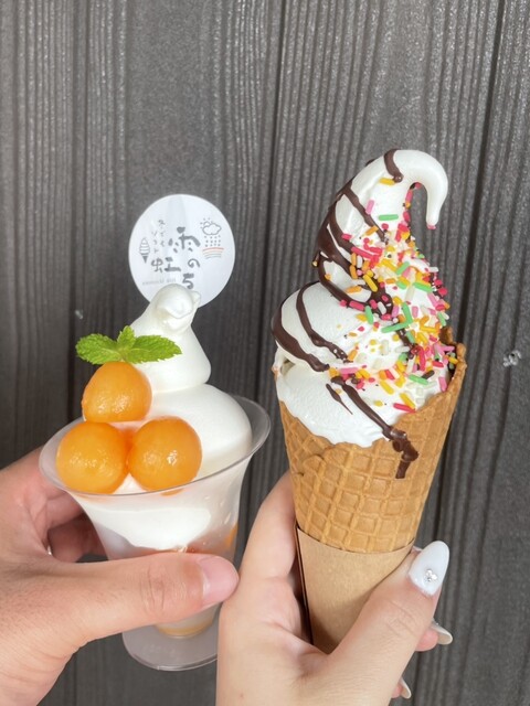 雨のち虹 - 矢作/ソフトクリーム | 食べログ