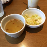 ローカルインディア 町田東急ツインズ店 - ランチのスープとサラダ