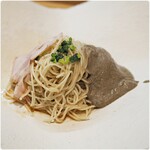 芛堂寺 - 味付き替玉（蟹味噌ソース） 460円