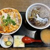 そば処水元やぶ - 料理写真:カツ丼とかけそば