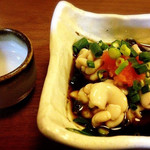 居酒屋 響 - 白子ポン酢を日本酒で…