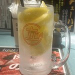 立食焼肉 一穂 - 生レモンサワー