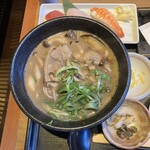 徳樹庵 - 鴨南蛮そば。