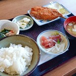 丸清食堂 - 日替り定食（さんまのフライ）850円